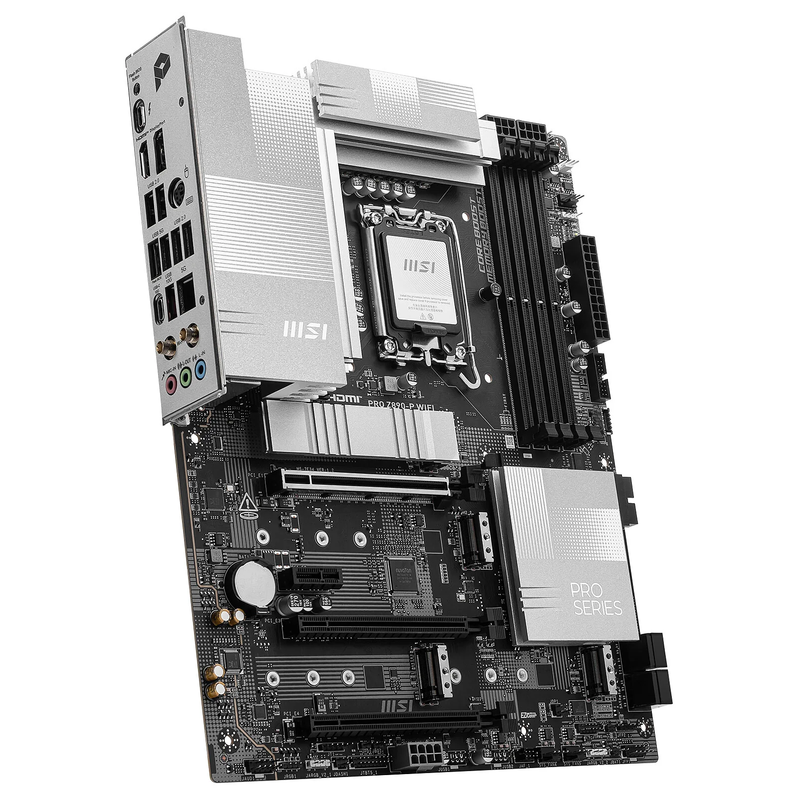Msi Pro Z890-P Wifi Ddr5 Motherboard Black - Image 2