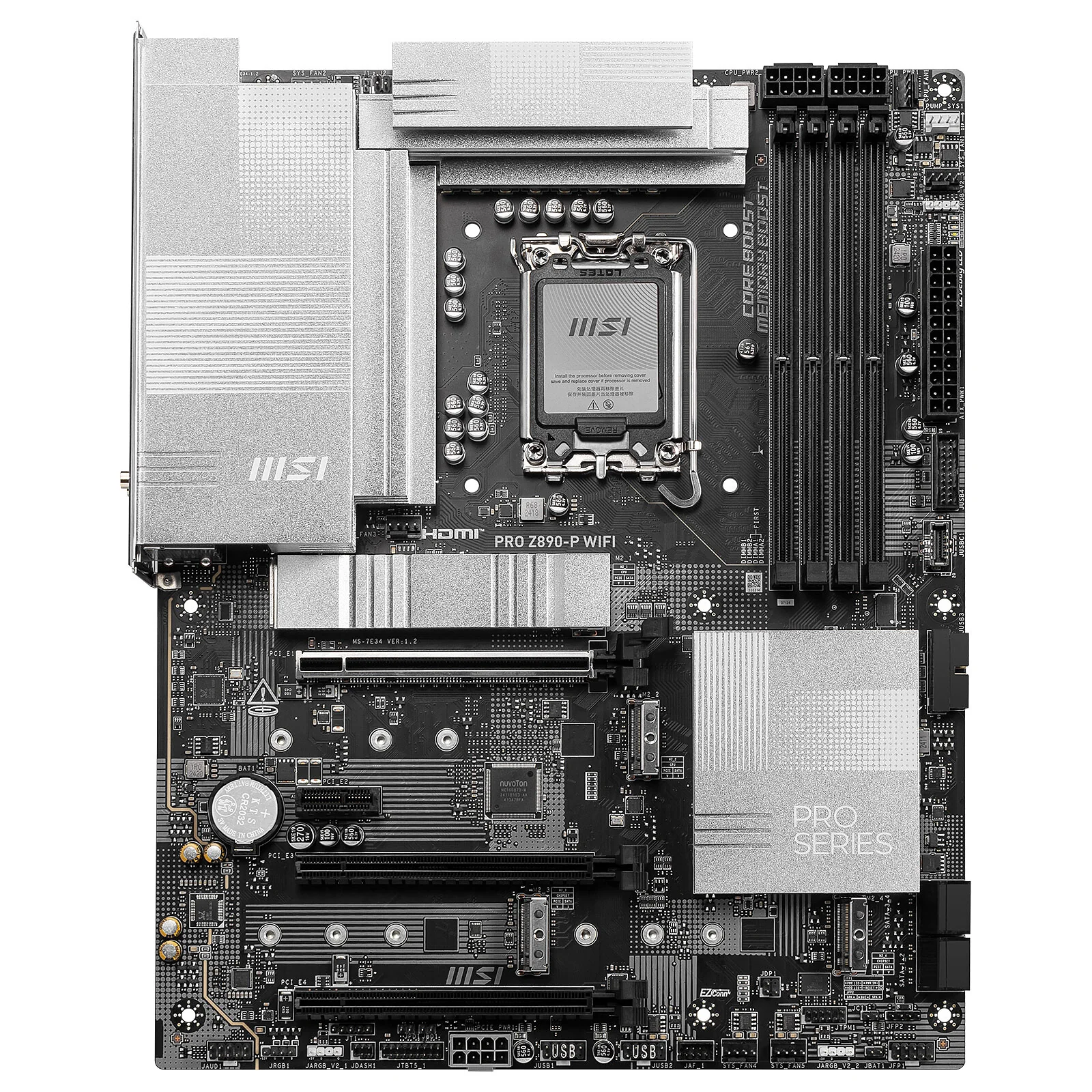 Msi Pro Z890-P Wifi Ddr5 Motherboard Black - Image 3