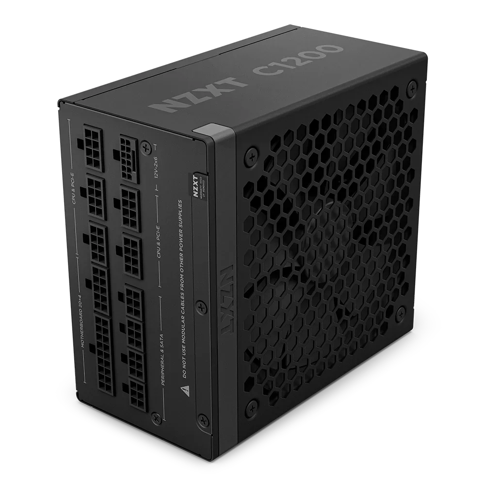 Nzxt 1200W Atx 3.1 80 Plus Gold Fully Modular Low Noise Power Supply - Black - Image 2