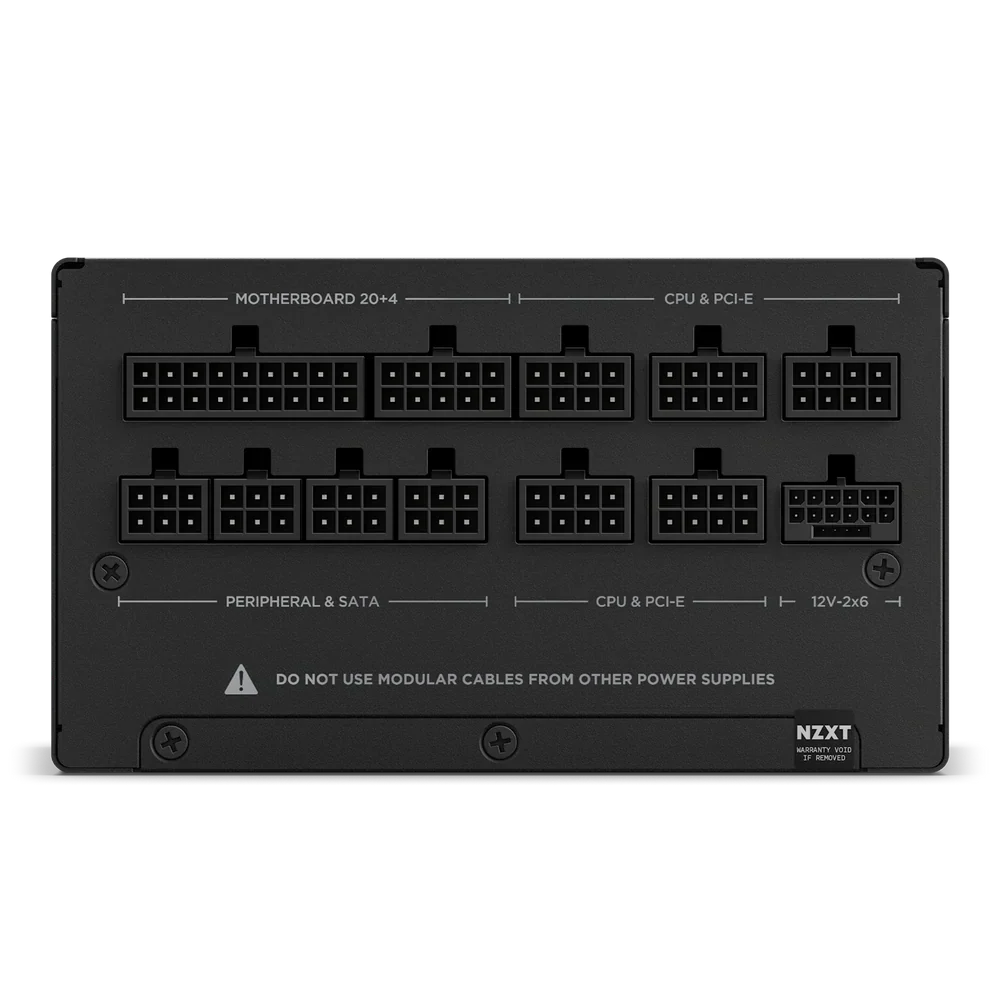 Nzxt 1200W Atx 3.1 80 Plus Gold Fully Modular Low Noise Power Supply - Black - Image 3