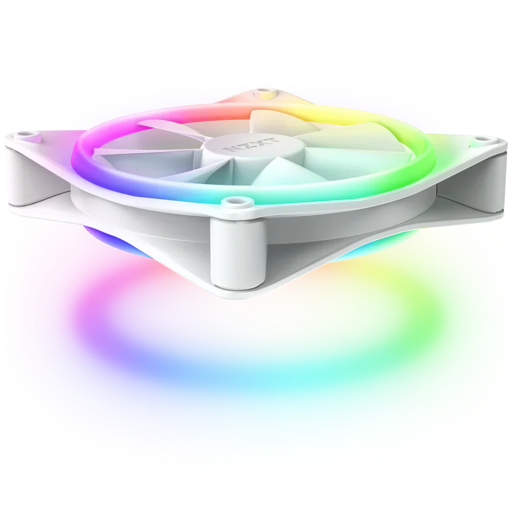 Nzxt F120 Duo 120Mm Dual Rgb Fan Triple Pack - White - Image 2