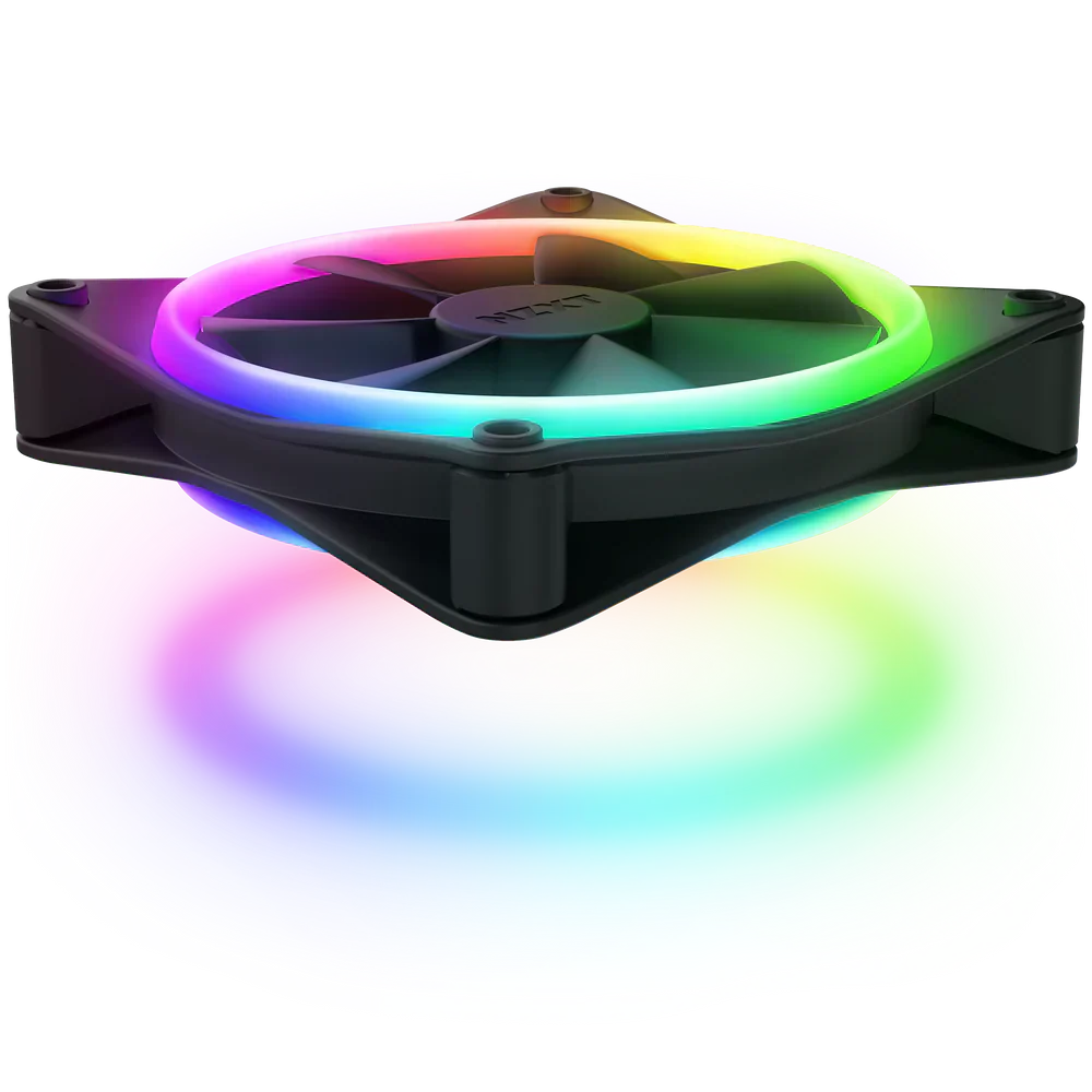 Nzxt F120Rgb Duo - 120Mm Dual-Sided Rgb Fan Triple Pack Black - Image 2