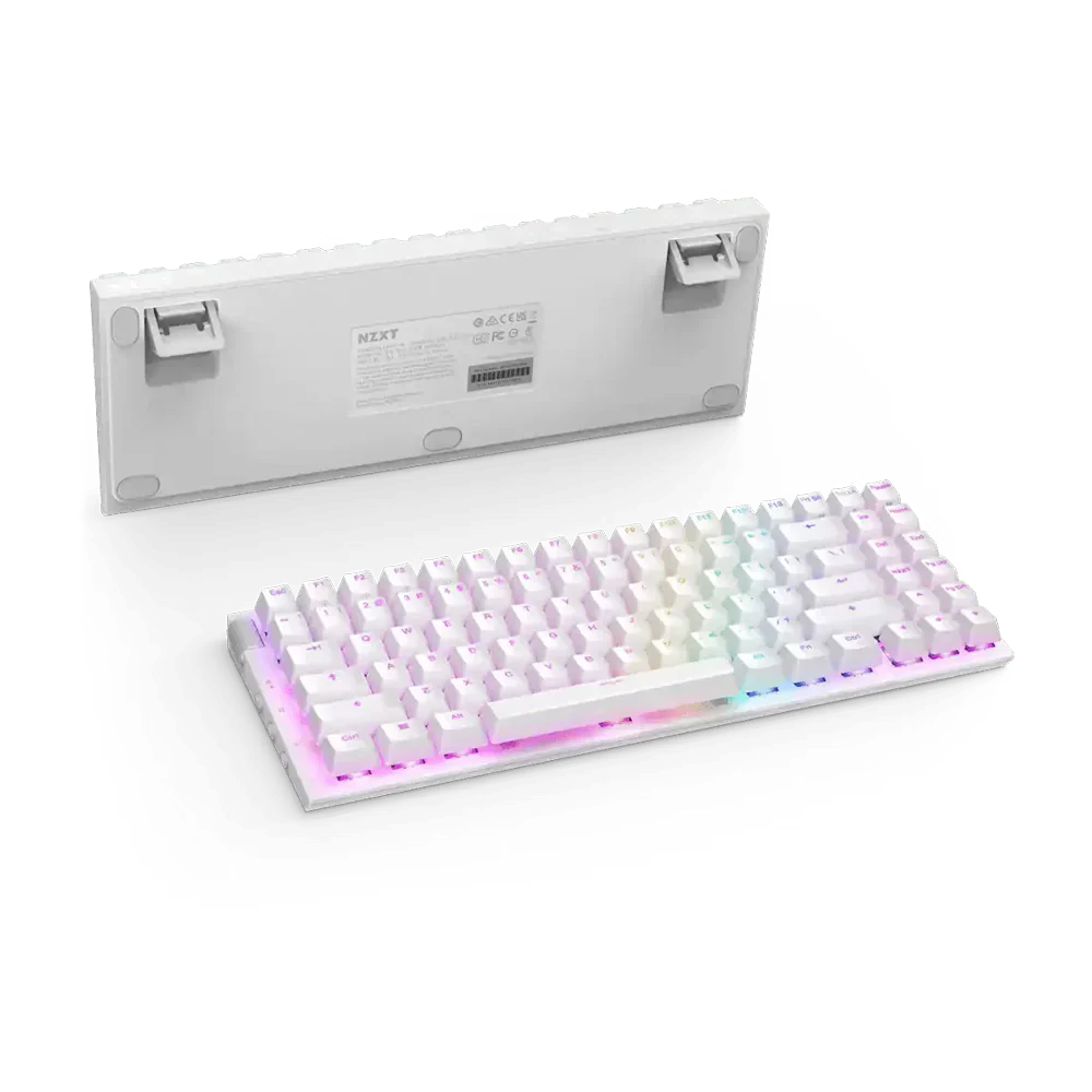 Nzxt Function 2 Mini Tkl Wired Optical Gaming Keyboard White - Image 4