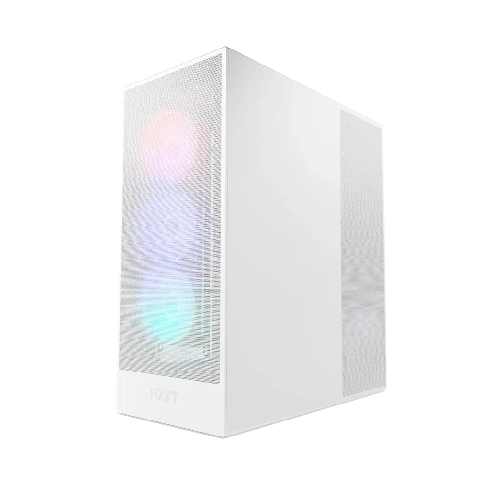 Nzxt H7 Flow (2024) Rgb Mid Tower Atx Case - White - Image 2
