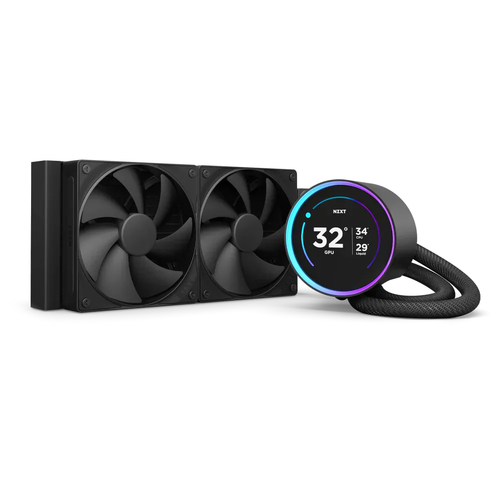 Nzxt Kraken Elite 240 - 240Mm Aio Liquid Cooler With Lcd Display Black - Image 4
