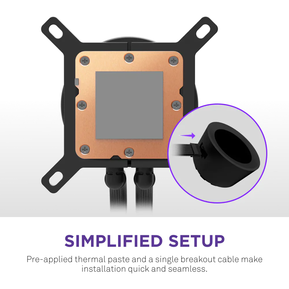 Nzxt Kraken Plus 360Mm V2 Display And Radiator Fans Aio Liquid Cooler Black - Image 5