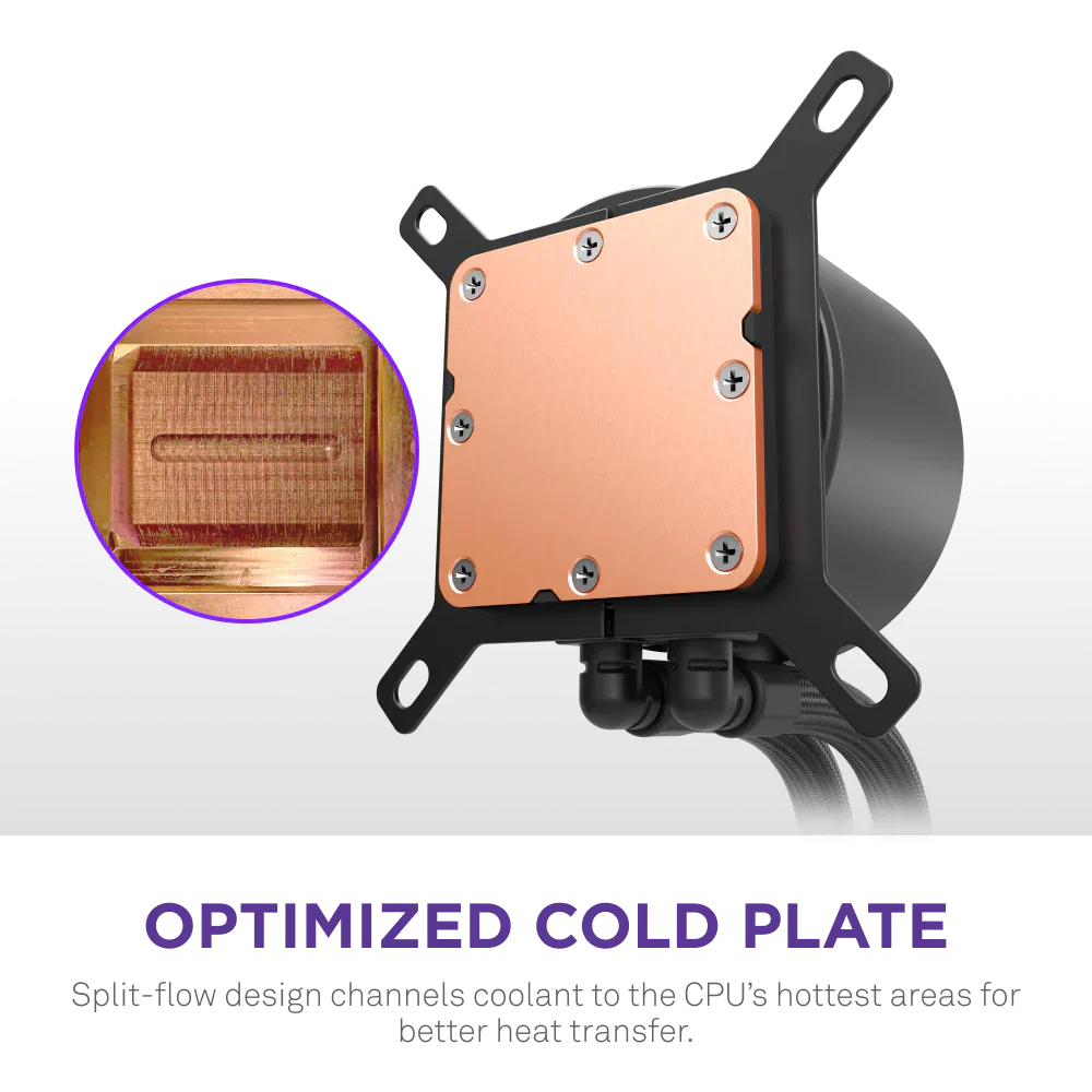 Nzxt Kraken Plus 360Mm V2 Display And Radiator Fans Aio Liquid Cooler Black - Image 7