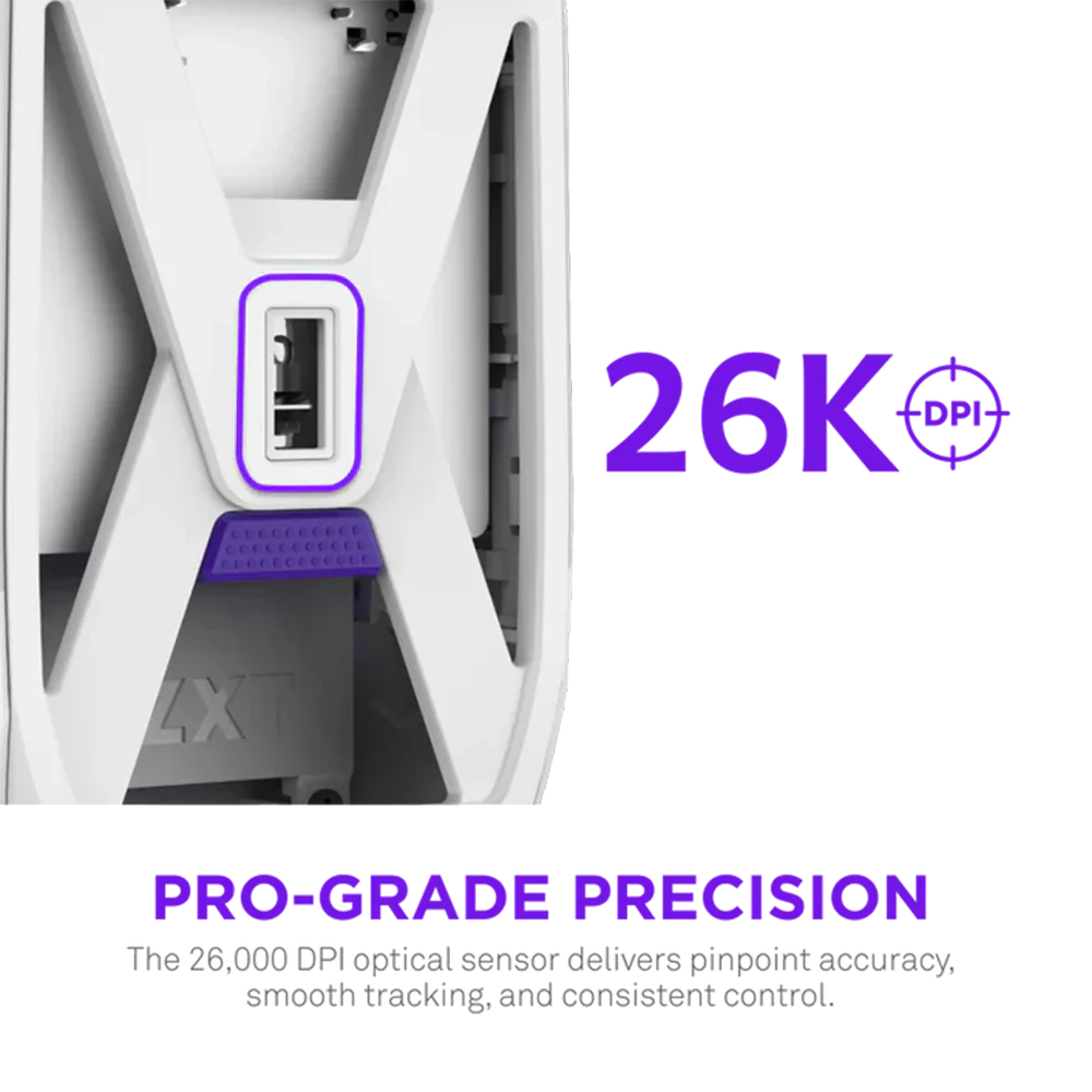 Nzxt Lift Elite Wireless Gaming Mouse White - Image 3