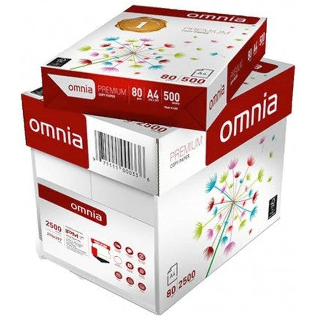 Omnia A4 Size Photocopy Paper - Carton