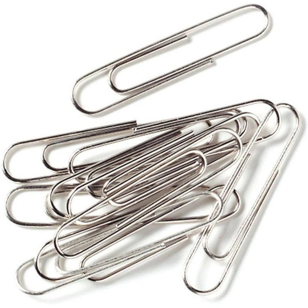 Paper Clips Size 50Mm 100cliips/Box 10Box/Pck