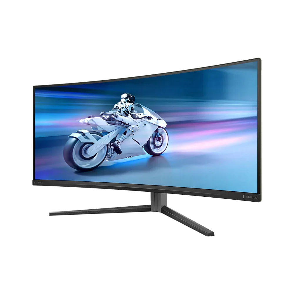 Philips Evnia 34 Inch Wqhd Hdmi 2.0 X 2 Qd Oled Curved Gaming Monitor - Black - Image 3
