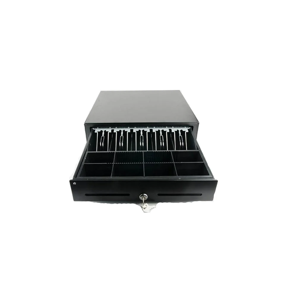 POS Cash Drawer Standard Size – 410mm, 5 Notes | 8 Coins with RJ11 Interface