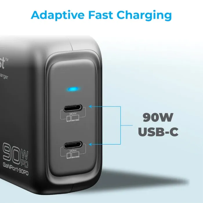Promate 90W Power Delivery GaNFast Charging Adaptor - Image 3