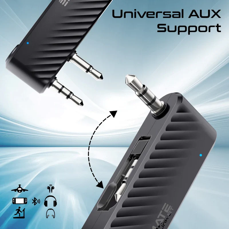 Promate Compact AUX to Bluetooth Audio Transmitter Adapter - Image 4
