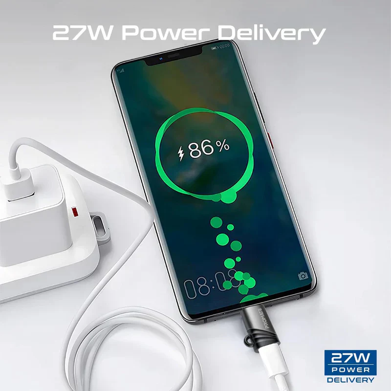 PROMATE Link-Ci Ultra-Fast Charging Lightning to USB-C Adapter - Image 3
