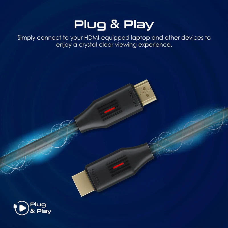 Promate Ultra-High Definition 4K@60Hz HDMI® Audio Video Cable - Image 5