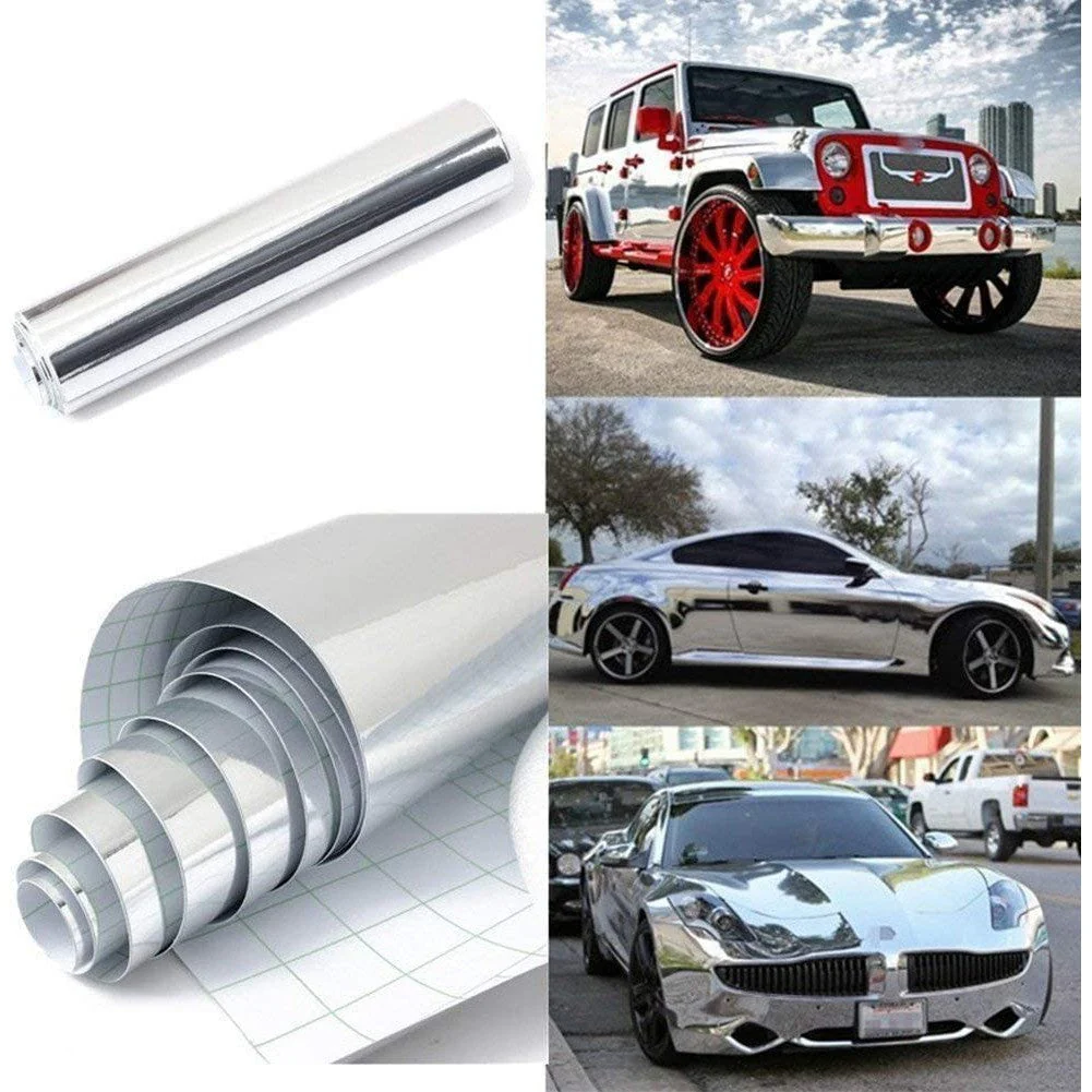 Reflective Silver PVC Sticker Roll – 50cm x 1m (Model: 9905HAD) - Image 6