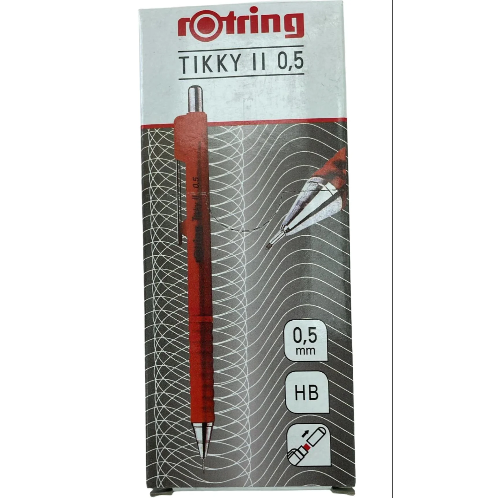 Rotring Tikky 0.5 mm Red Mechanical Pencil - Image 2