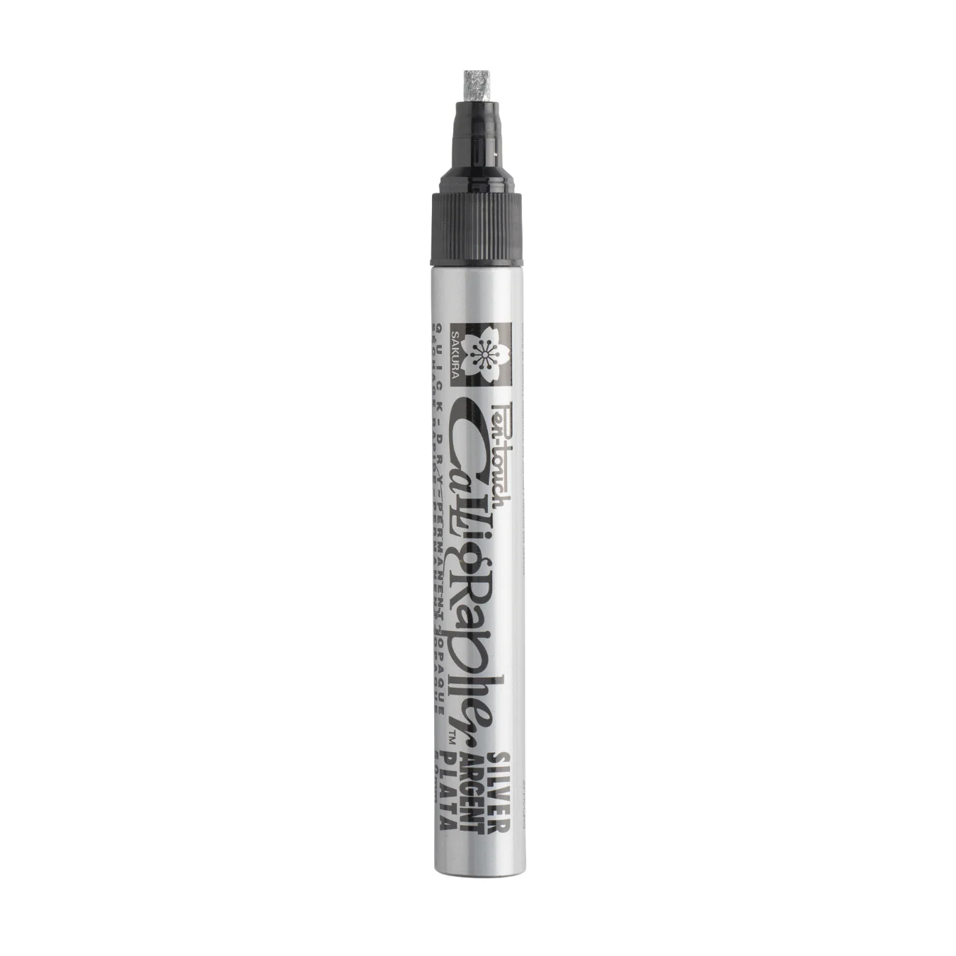 Sakura Pen-Touch Calligraph Medium Silver - Image 3