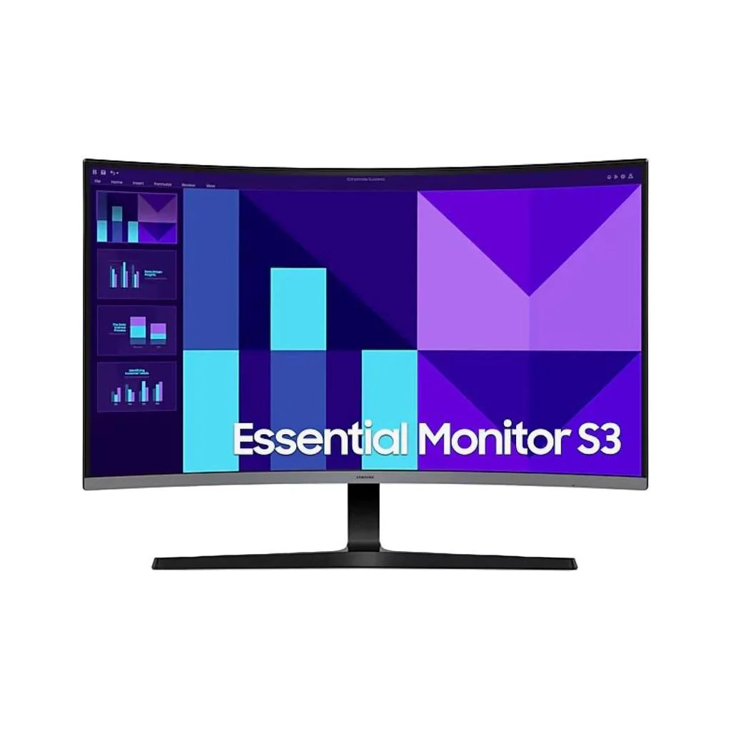 Samsung 32" Essential S3 Curved Monitor FHD 4ms 100Hz HDMI 1.4/D-Sub Curved Monitor