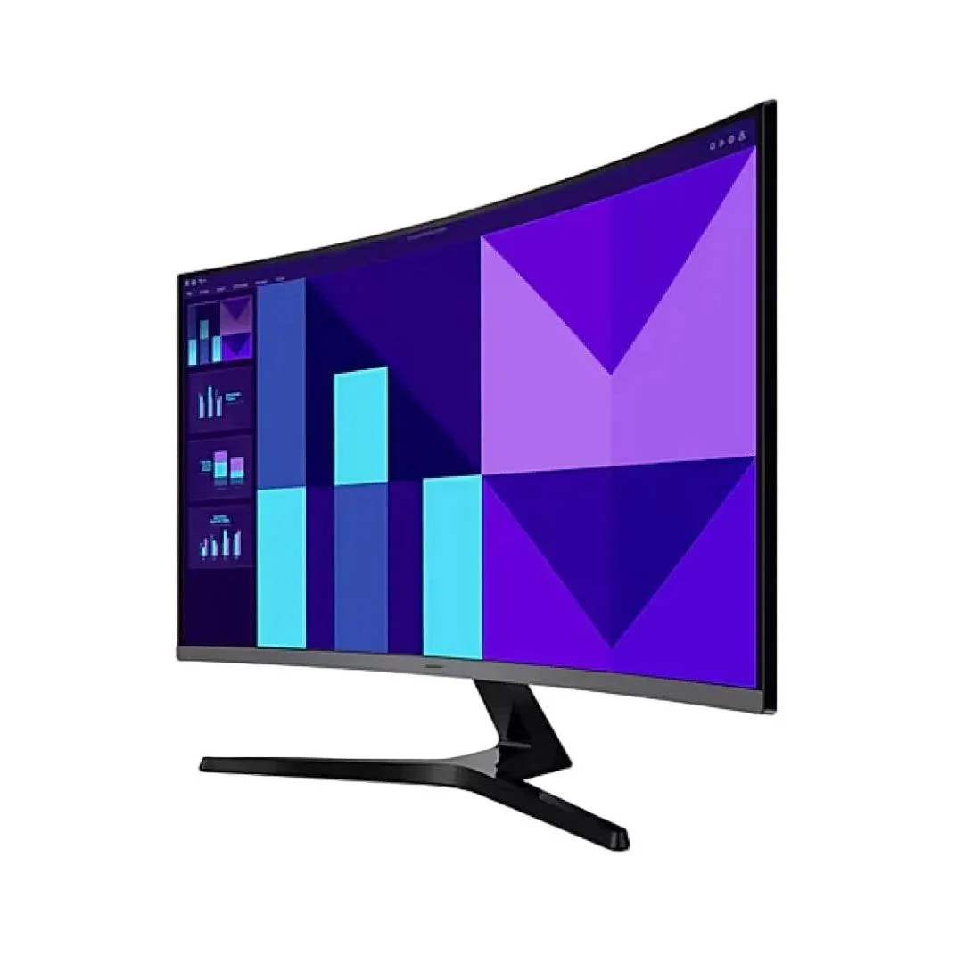 Samsung 32" Essential S3 Curved Monitor FHD 4ms 100Hz HDMI 1.4/D-Sub Curved Monitor - Image 2