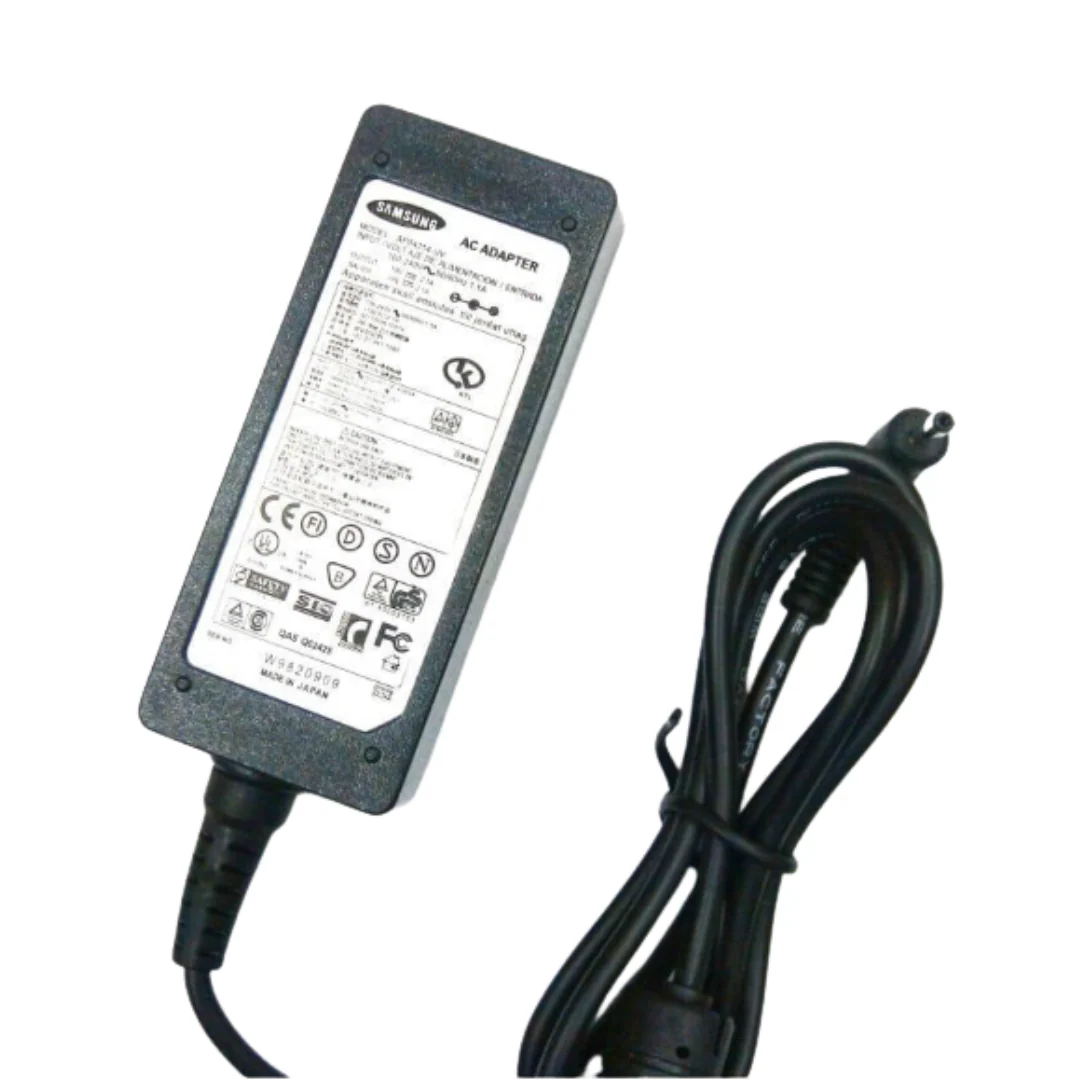 Samsung Laptop Charger with Power Cable – 40W 19V 2.1A (3.0×1.0mm) - Image 2