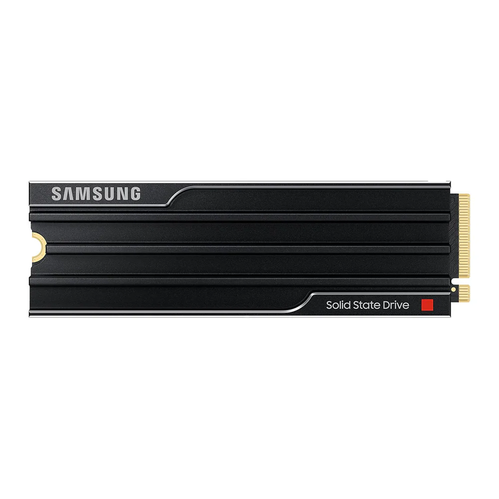SAMSUNG 4TB 9100 Pro Heatsink NVMe M.2 SSD PCIe 5.0 (x4) – 14,800MB/s