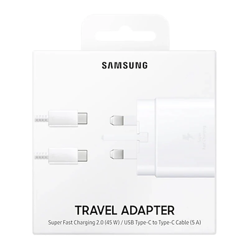 Samsung Power Adapter - 45W / Type-C / 1m / 5A / White - Image 6