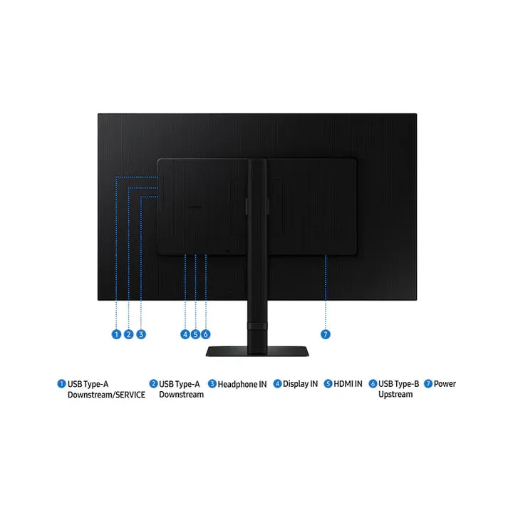 Samsung ViewFinity S8 32" 4K UHD USB-C 90W PD HDR Monitor - Image 2