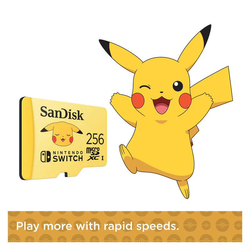 SanDisk Pokemon microSD Card - 256GB / Up to 100MB/s - Image 3