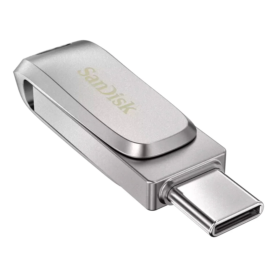 Sandisk Ultra Dual Drive Luxe Flash Drive – 128Gb/ 400Mb/S/ Usb 3.1 Gen 1/ Type-C/ Silver - Image 3