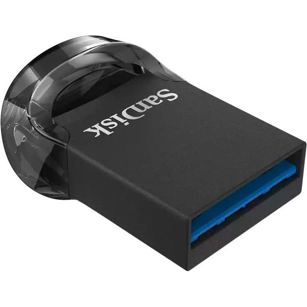 Sandisk Ultra Fit Usb 3.2 Flash Drive – 128Gb/ 130Mb/S/ Usb 3.2 Gen 1/ Black