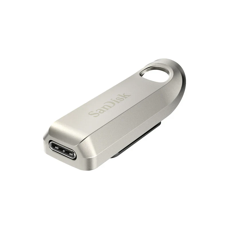 SanDisk Ultra Luxe USB-C Flash Drive - 512GB / Up to 400 MB/s / USB-C / USB 3.2 Gen 1 / Silver - Image 3