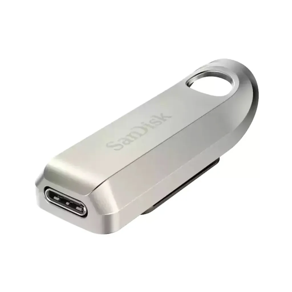 SanDisk Ultra Luxe USB Type-C Flash Drive - 64GB / Up to 300 MB/s / USB-C / USB 3.2 Gen 1 / Silver - Image 3