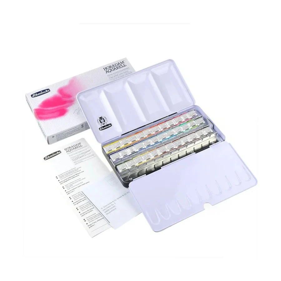Schmincke Horadam Aquarell Color Box, 36 × ½ Pans - Image 2