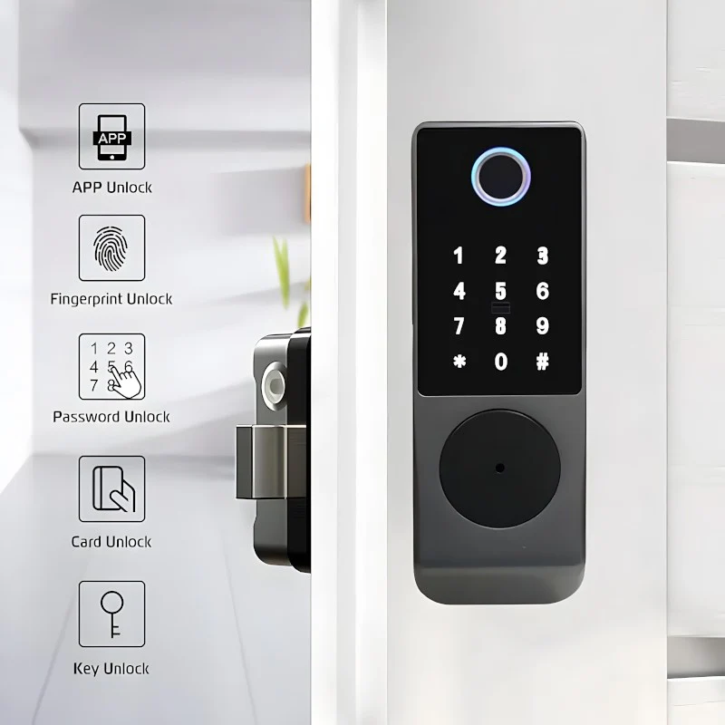 Smart Door Lock for Exterior Fence TTLock Silver-ED2-2 - Image 4