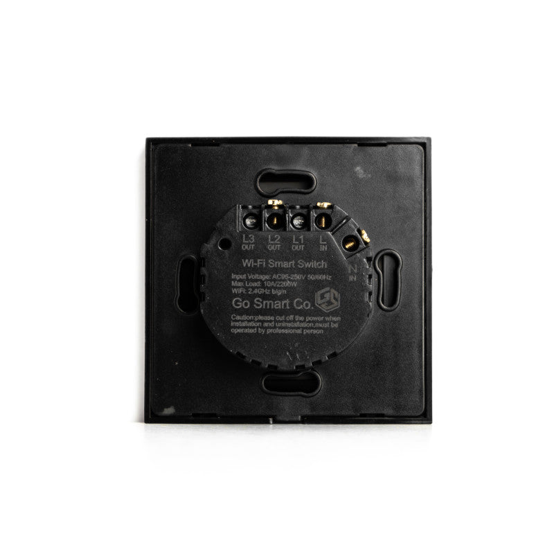Smart Light Switch 1 Gang WiFi -Black - Image 4