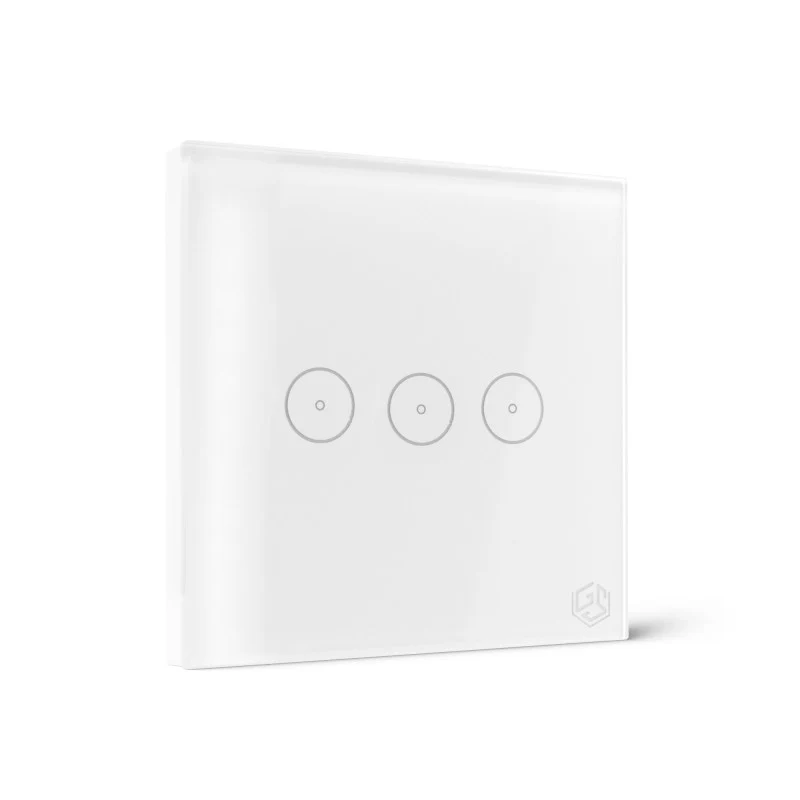 Smart Light Switch 3 Gang WiFi - White - Image 2