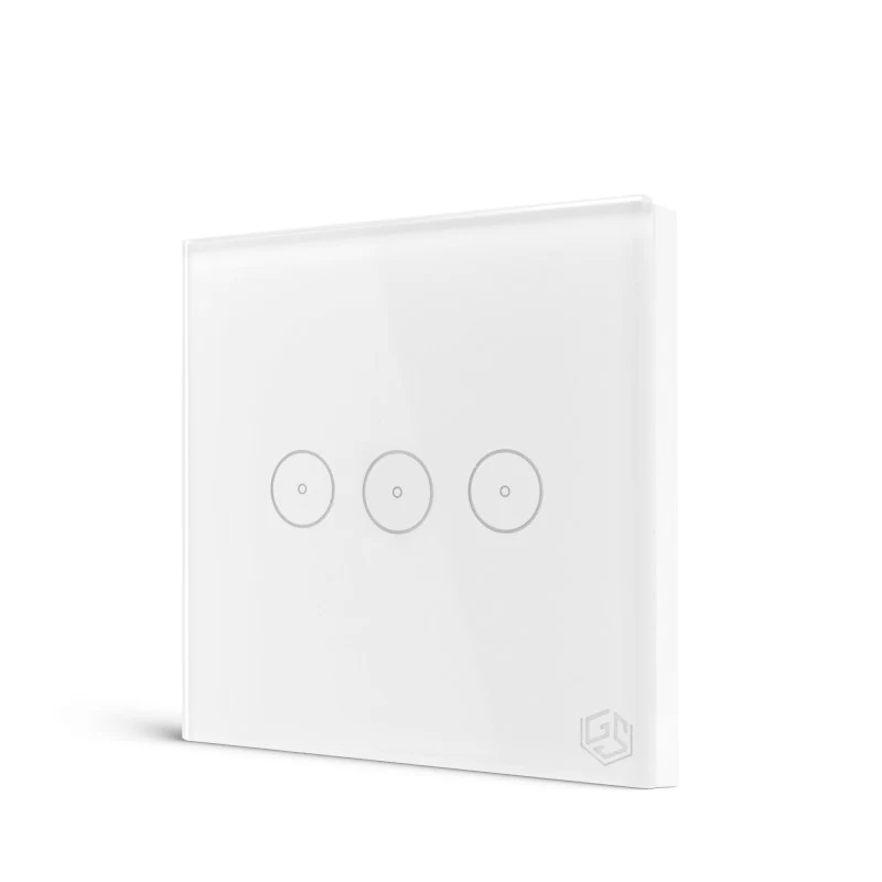 Smart Light Switch 3 Gang WiFi - White - Image 3