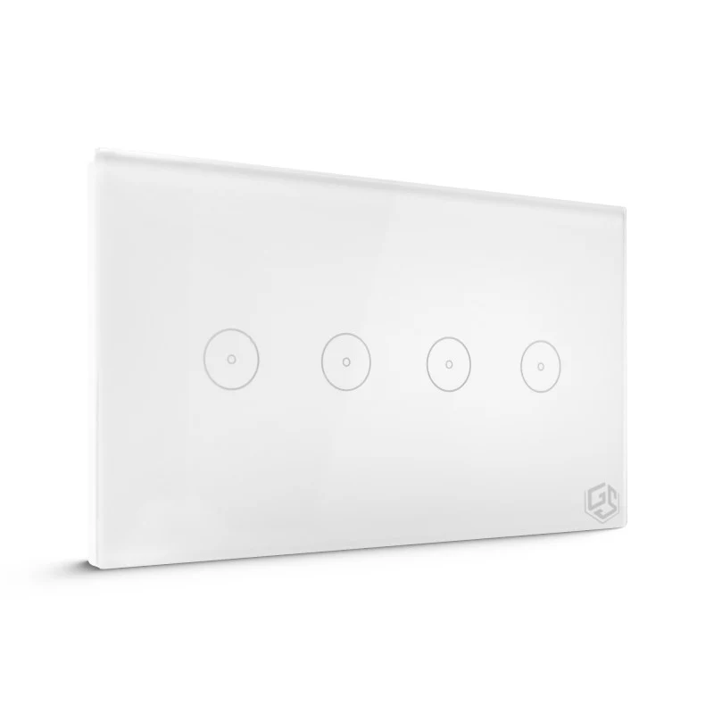Smart Light Switch 4 Gang WiFi - White - Image 2