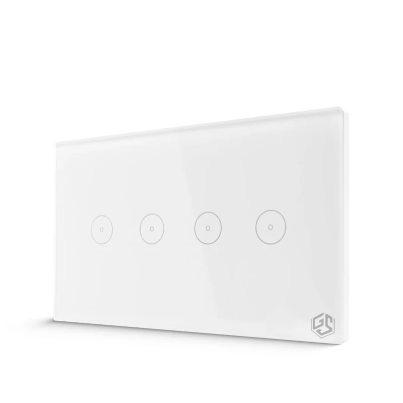 Smart Light Switch 4 Gang WiFi - White - Image 3