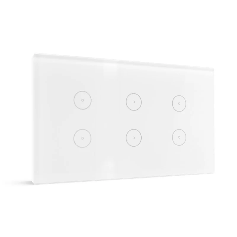 Smart Light Switch 6 Gang WiFi - White - Image 2