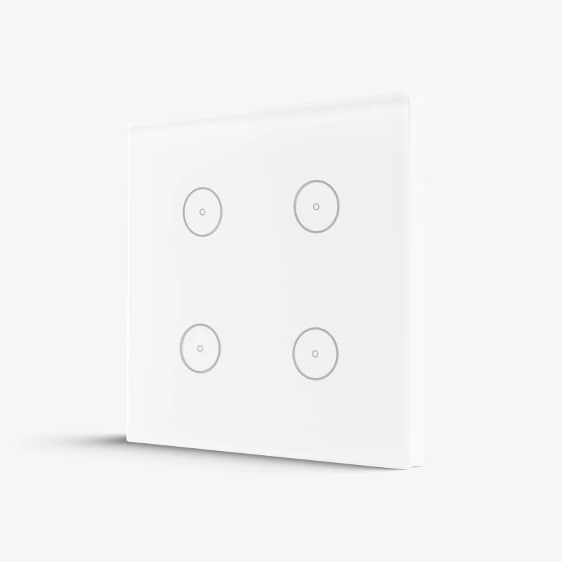 Smart Switch Light 4 Gang Small WIFi - White - Image 3