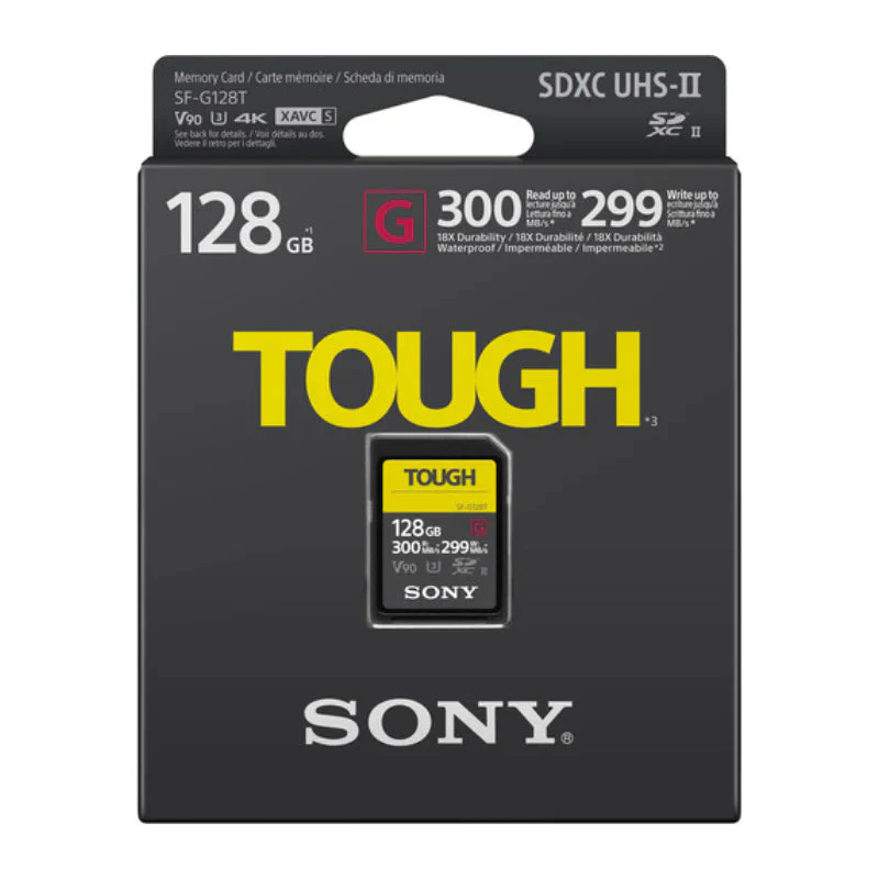Sony SF-G128T/T1 128GB TOUGH Series UHS-II SDXC Memory Card - Image 5