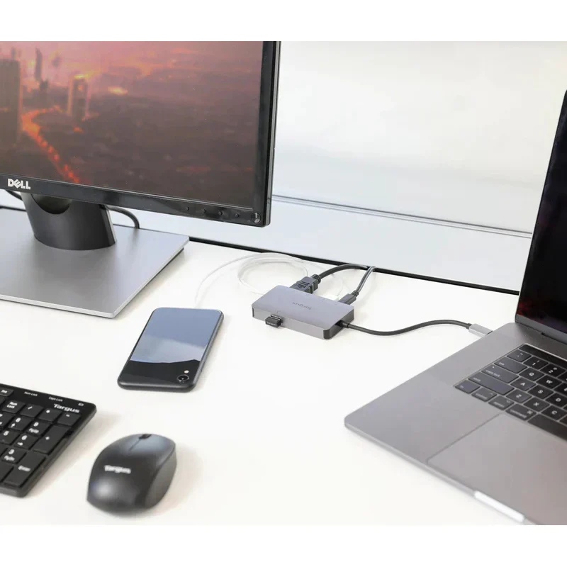Targus Docking Station - HDMI/VGA/USB-A/USB-C/LAN / 100W / Grey - Image 5