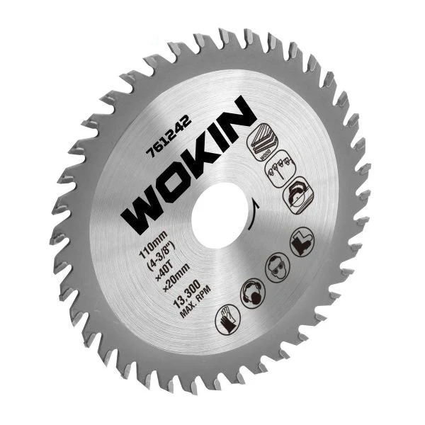 TCT Saw Blades for wood - 110mm(4-3/8″) x 40T x 20mm
