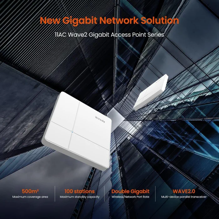 Tenda AC1200 Wave 2 Gigabit Access Point - Image 3