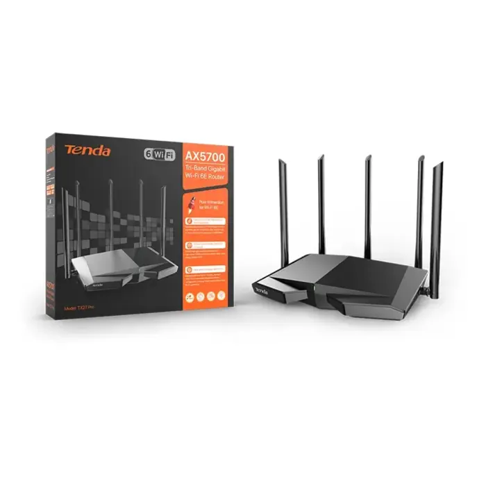 Tenda AX5700 Tri-Band Gigabit Wi-Fi 6 Router - Image 4