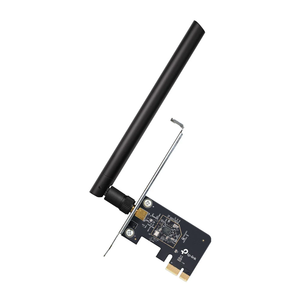 TP-LINK (Archer T2E) AC600 Wireless Dual Band PCI Express Adapter - 5GHz (433 Mbps) / PCI Express
