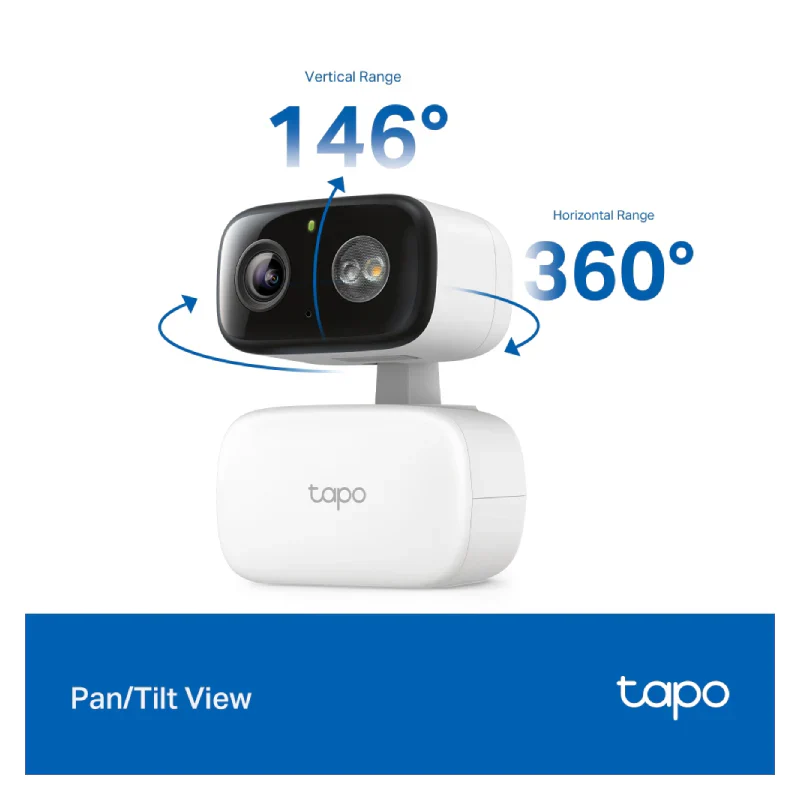 TP-Link Tapo C206 Indoor/Outdoor Home Security Wi-Fi Camera - FHD / 30 fps / Two-Way Audio / AI Detection / Night Vision - Image 6